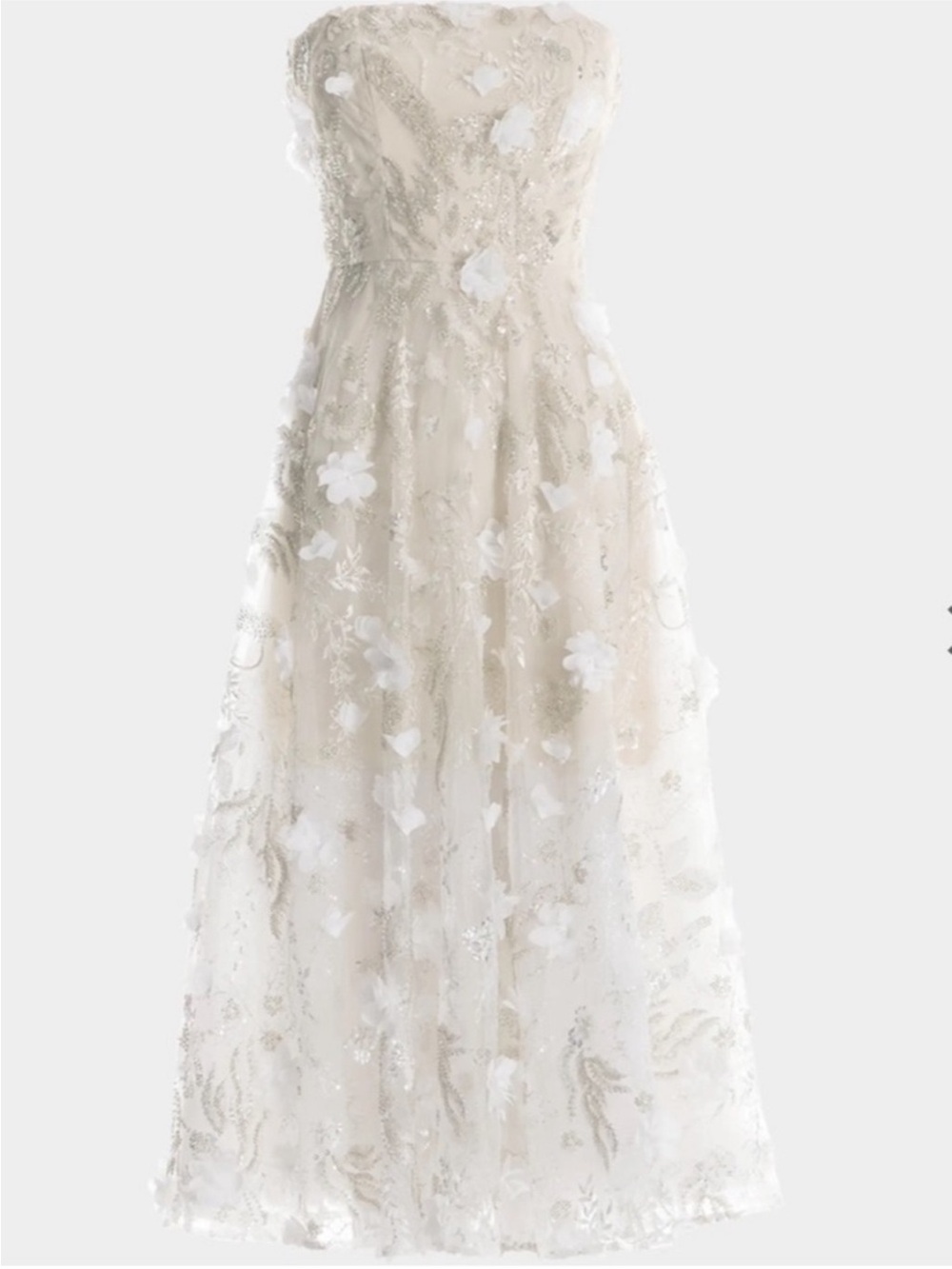 ✨NEW✨ Dress the Population Kailyn
Beaded Floral Embroidered Midi
Dress White - Picture 1 of 10